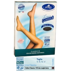 Desa Pharma Sauber Classico Collant 140 Denari Maglia Liscia Cioccolato 4