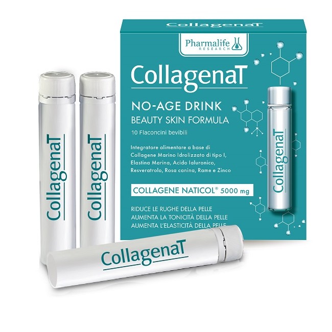 Pharmalife Research Collagenat No-age 10 Flaconcini Da 25 Ml