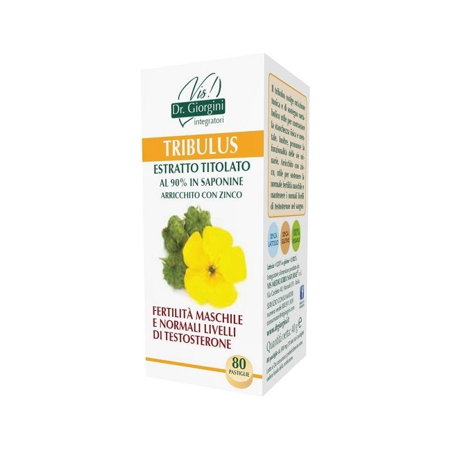 Dr. Giorgini Tribulus Estratto Titolato 80 Pastiglie Dr. Giorgini Tribulus Estratto Titolato 80 Pastiglie