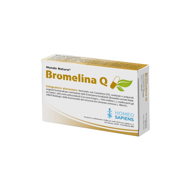 Homeo Sapiens Bromelina Q Mondo Natura 30 Compresse Homeo Sapiens Bromelina Q Mondo Natura 30 Compresse