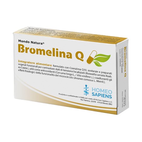 Homeo Sapiens Bromelina Q Mondo Natura 30 Compresse Homeo Sapiens Bromelina Q Mondo Natura 30 Compresse