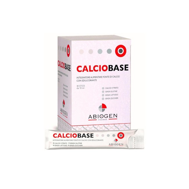 Calciobase 30 Stick Da 10 Ml Senza Zuccheri Aggiunti Senza Glutine E Senza Lattosio