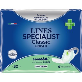 Fater Pannolone Lines Specialist Classic Sagomato Super 30 Pezzi