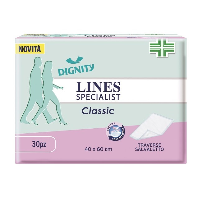 Fater Traversa Per Incontinenza Lines Specialist Classic 40x60 Cm 30 Pezzi