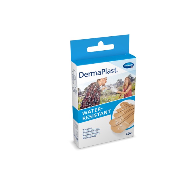 Paul Hartmann Cerotto Strip Dermaplast Water Resistent 5 Misure 40 Pezzi Paul Hartmann Cerotto Strip Dermaplast Water Resistent 5 Misure 40 Pezzi