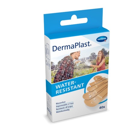 Paul Hartmann Cerotto Strip Dermaplast Water Resistent 5 Misure 40 Pezzi Paul Hartmann Cerotto Strip Dermaplast Water Resistent 5 Misure 40 Pezzi