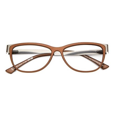 Occhiale da lettura premontato twins platinum phoenix marrone +2,50
