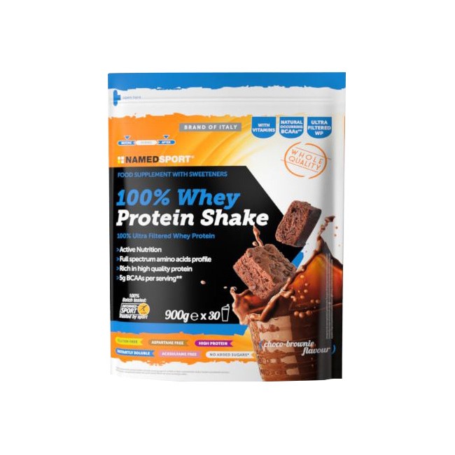 Named 100% Whey Protein Shake Choco Brownie 900 G