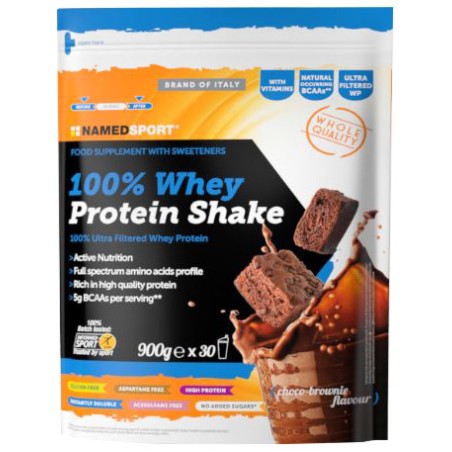 Named 100% Whey Protein Shake Choco Brownie 900 G Named 100% Whey Protein Shake Choco Brownie 900 G