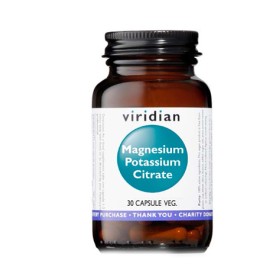 Natur Viridian Magnesium Potassium Citrate 30 Capsule Viridian Magnesio Potassio Citrato