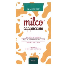 Piam Farmaceutici Medifood Milco Bevanda Aproteica Cappuccino 6 X 200 Ml