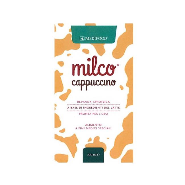 Piam Farmaceutici Medifood Milco Bevanda Aproteica Cappuccino 6 X 200 Ml Piam Farmaceutici Medifood Milco Bevanda Aproteica Cappuccino 6 X 200 Ml