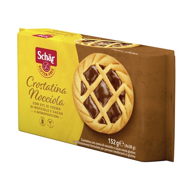 Schar Crostatina Nocciola 4 Monoporzioni Da 38 G