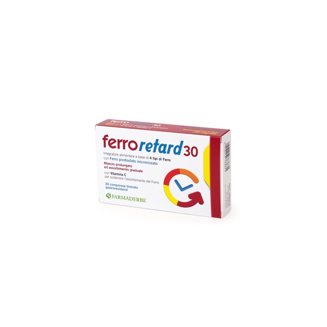 Farmaderbe Ferro Retard 30 Compresse