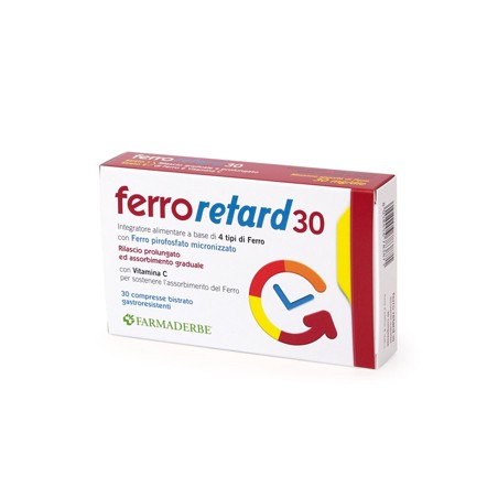 Farmaderbe Ferro Retard 30 Compresse Farmaderbe Ferro Retard 30 Compresse