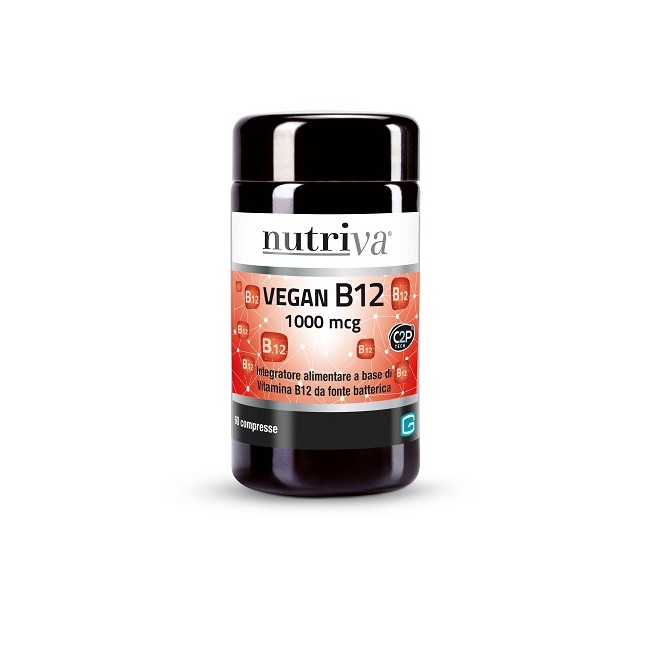 Giuriati Group Nutriva Vegan B12 60 Compresse 1000mcg Giuriati Group Nutriva Vegan B12 60 Compresse 1000mcg