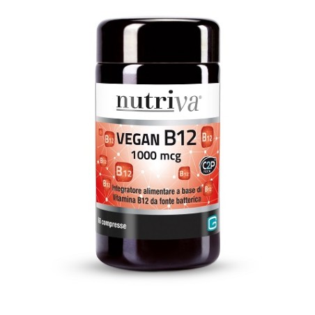 Giuriati Group Nutriva Vegan B12 60 Compresse 1000mcg Giuriati Group Nutriva Vegan B12 60 Compresse 1000mcg