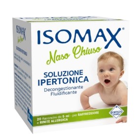 Coswell Soluzione Ipertonica Isomax Naso Chiuso 20 Flaconcini Da 5 Ml