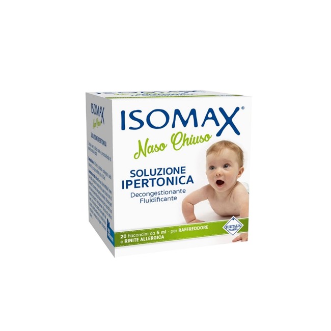 Coswell Soluzione Ipertonica Isomax Naso Chiuso 20 Flaconcini Da 5 Ml