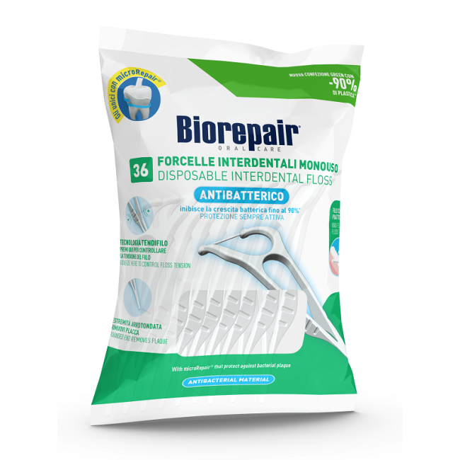Coswell Biorepair Oral Care Antibatterico Forcelle Interdentali Monouso 36 Pezzi Coswell Biorepair Oral Care Antibatterico Forcelle Interdentali Monouso 36 Pezzi