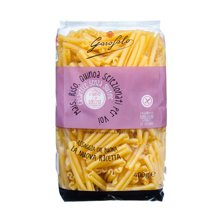 Pastificio Lucio Garofalo Garofalo Casarecce Senza Glutine 400 G Pastificio Lucio Garofalo Garofalo Casarecce Senza Glutine 400 G