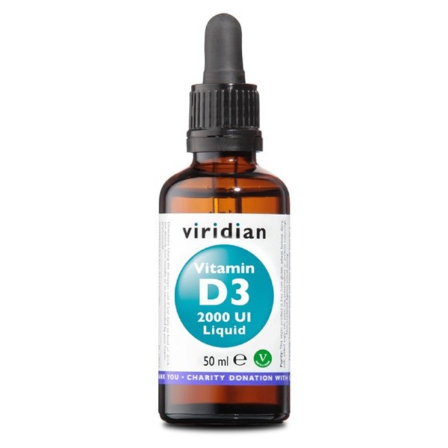 Natur Viridian Vitamin D3 2000ui Liquid 50 Ml Natur Viridian Vitamin D3 2000ui Liquid 50 Ml