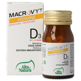 Alta Natura Macrovyt Vitamina D3 Veg 60 Compresse Orosolubili
