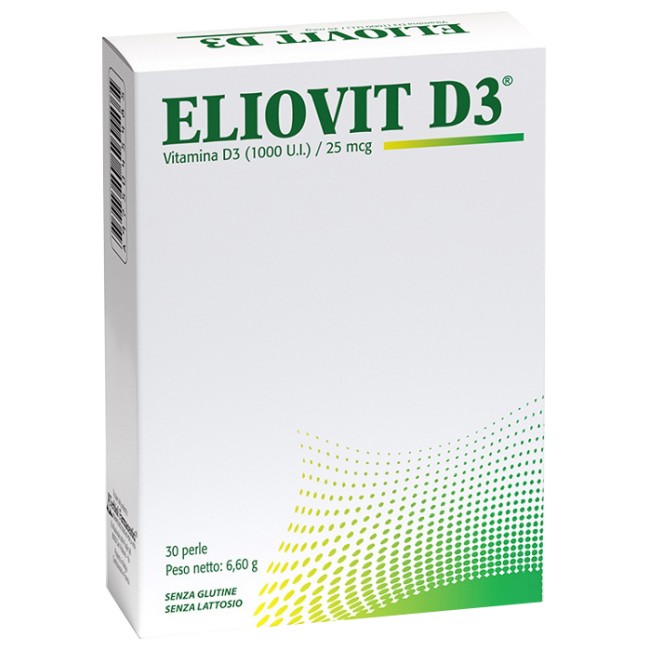 Terbiol Farmaceutici Eliovit D3 30 Capsule Molli Terbiol Farmaceutici Eliovit D3 30 Capsule Molli