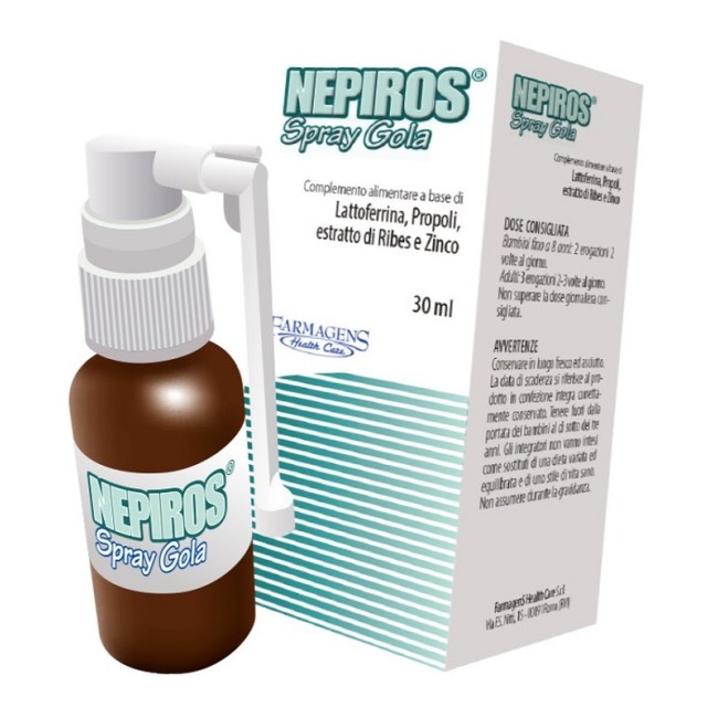 Farmagens Health Care Nepiros Spray Gola 30 Ml Nuova Formula Farmagens Health Care Nepiros Spray Gola 30 Ml Nuova Formula