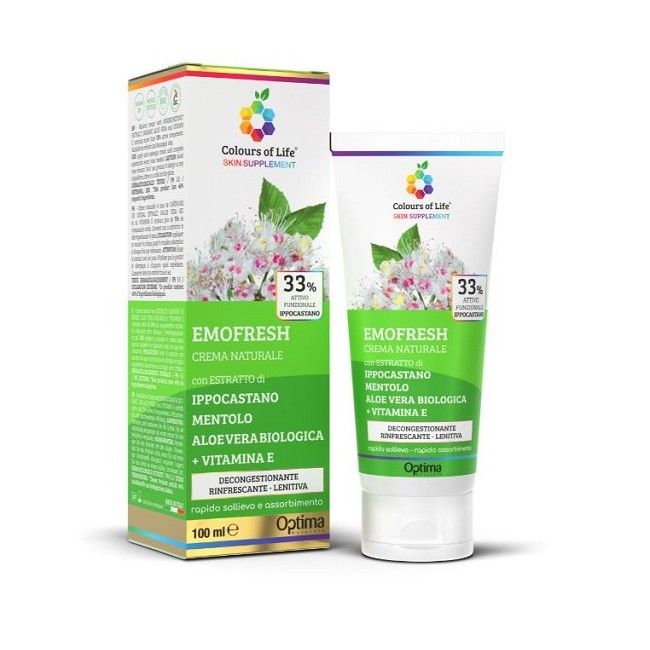 Optima Naturals Colours Of Life Skin Supplement Emofresh Crema 100 Ml