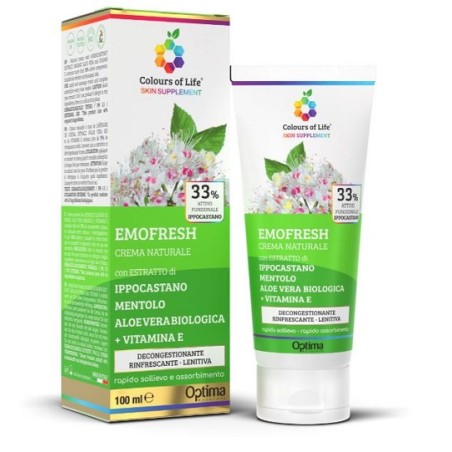 Optima Naturals Colours Of Life Skin Supplement Emofresh Crema 100 Ml