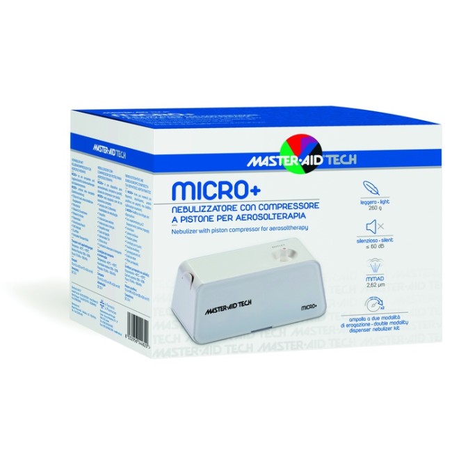 Pietrasanta Pharma Nebulizzatore Pistone Master-aid Tech Micro+ Pietrasanta Pharma Nebulizzatore Pistone Master-aid Tech Micro+