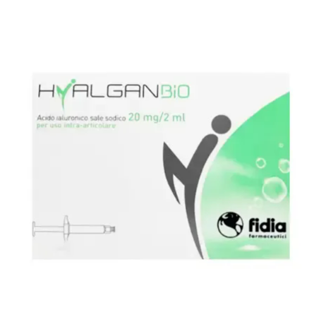 Fidia Farmaceutici Siringa Hyalganbio Intra-articolare 20mg 2 Ml 5 Pezzi Fidia Farmaceutici Siringa Hyalganbio Intra-articolare 20mg 2 Ml 5 Pezzi