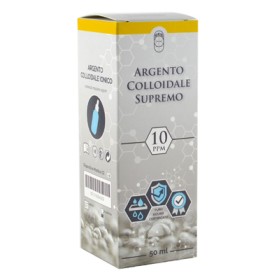 Punto Salute E Benessere Di S. Argento Colloidale Supremo 10ppm Certificato Con Contagocce 50 Ml