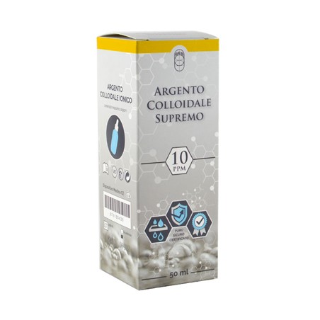 Punto Salute E Benessere Di S. Argento Colloidale Supremo 10ppm Certificato Con Contagocce 50 Ml Punto Salute E Benessere Di S. Argento Colloidale Supremo 10ppm Certificato Con Contagocce 50 Ml