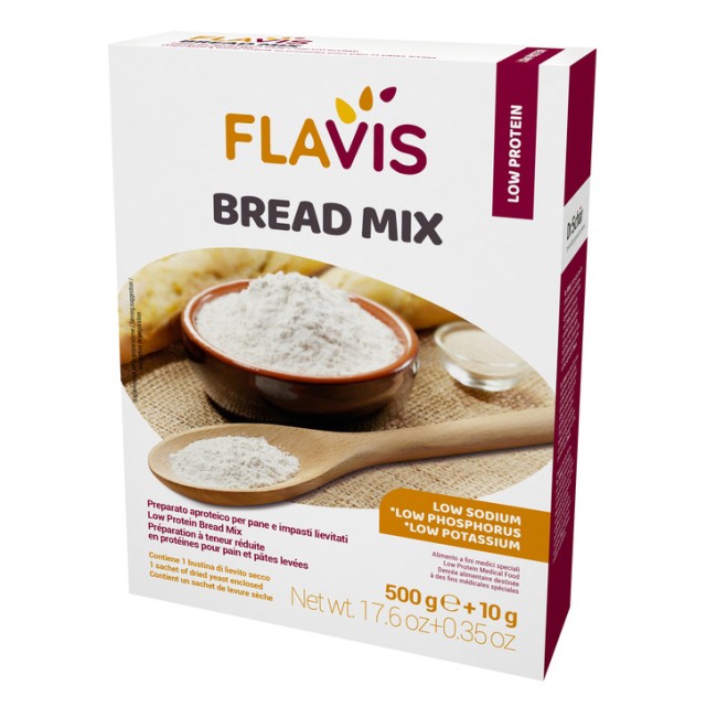 Flavis Bread Mix Preparato Per Pane E Impasti Lievitati Aproteici 500 G Flavis Bread Mix Preparato Per Pane E Impasti Lievitati Aproteici 500 G