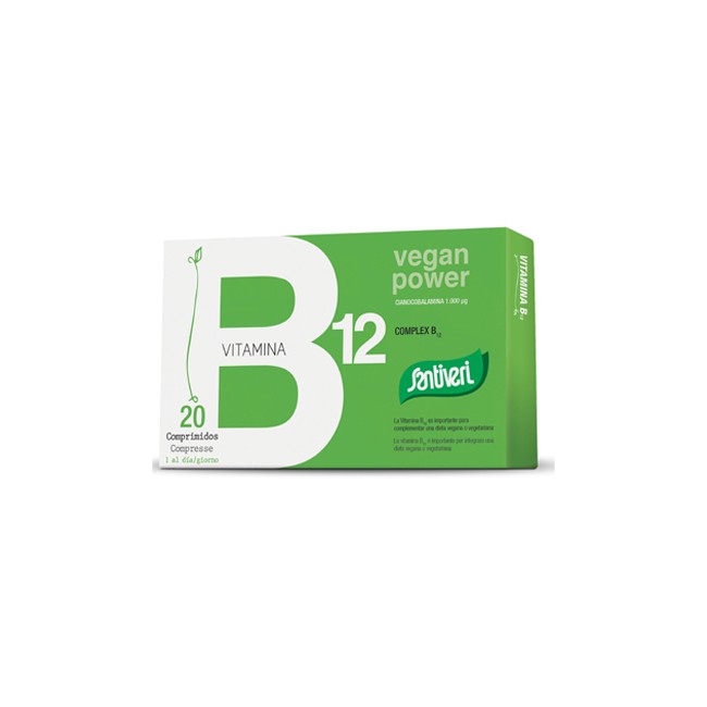Complesso B12 Santiveri 20 Compresse Complesso B12 Santiveri 20 Compresse