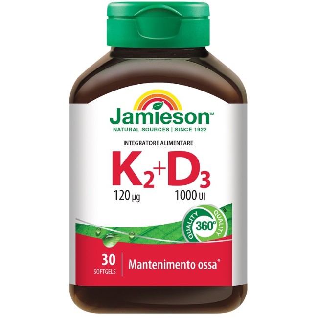 Biovita Jamieson K2+d3 30 Perle Biovita Jamieson K2+d3 30 Perle