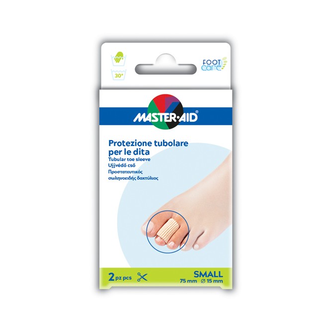 Pietrasanta Pharma Protezione Tubolare In Gel Master-aid Footcare Elasticizzato Small 7,5 Cm 15 Mm 2 Pezzi C4 Pietrasanta Pharma Protezione Tubolare In Gel Master-aid Footcare Elasticizzato Small 7,5 Cm 15 Mm 2 Pezzi C4