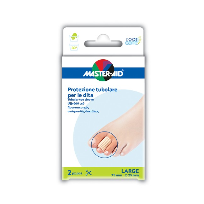 Pietrasanta Pharma Protezione Tubolare In Gel Master-aid Footcare Elasticizzato Large 7,5 Cm 20 Mm 2 Pezzi C5 Pietrasanta Pharma Protezione Tubolare In Gel Master-aid Footcare Elasticizzato Large 7,5 Cm 20 Mm 2 Pezzi C5
