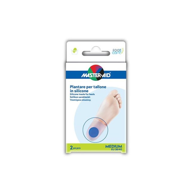 Pietrasanta Pharma Talloniera In Due Tipologie Di Silicone Master-aid Footcare Medium 2 Pezzi F3 Pietrasanta Pharma Talloniera In Due Tipologie Di Silicone Master-aid Footcare Medium 2 Pezzi F3