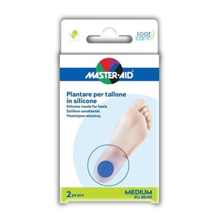 Pietrasanta Pharma Talloniera In Due Tipologie Di Silicone Master-aid Footcare Medium 2 Pezzi F3