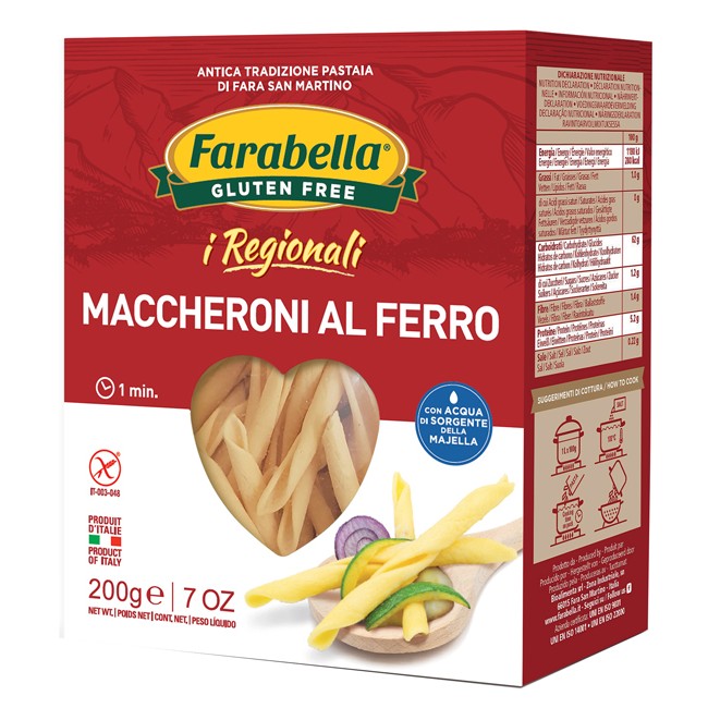 Bioalimenta Farabella I Regionali Maccheroni Ferro 200 G Bioalimenta Farabella I Regionali Maccheroni Ferro 200 G