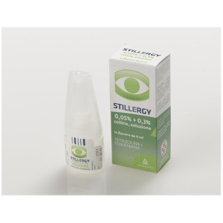 Stillergy 0,05% + 0,3% Collirio decongestionante antiallergico per occhi irritati Stillergy 0,05% + 0,3% Collirio decongestionante antiallergico per occhi irritati