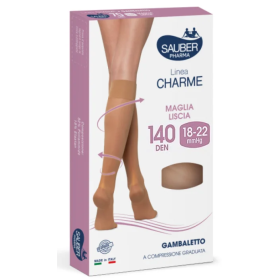 Sauber Linea Charme 140D Gambaletto Neutro TG. 3