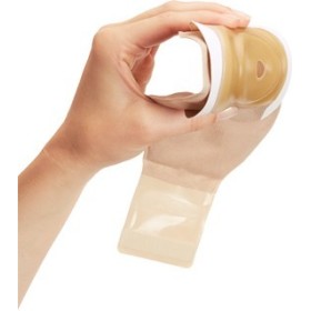 Hobama Hollister Moderma Flex Ceraplus Sacca Aperta Convessa Soft Maxi Per Ileostomia Con Finestra Ritagliata 15-38 Mm 30 Pezzi
