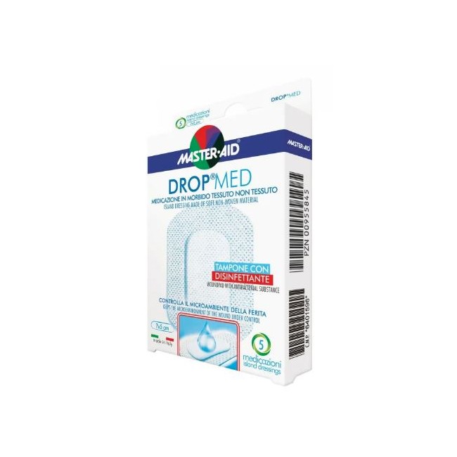 Pietrasanta Pharma Medicazione Master-aid Drop Med 10 X 10 Cm 5 Pezzi