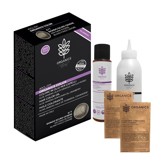 Sma Organics Pharm Organic Color 6/1 Biondo Scuro Cenere
