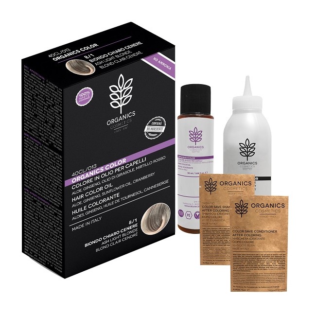 Sma Organics Pharm Organic Color 8/1 Biondo Chiaro Cenere