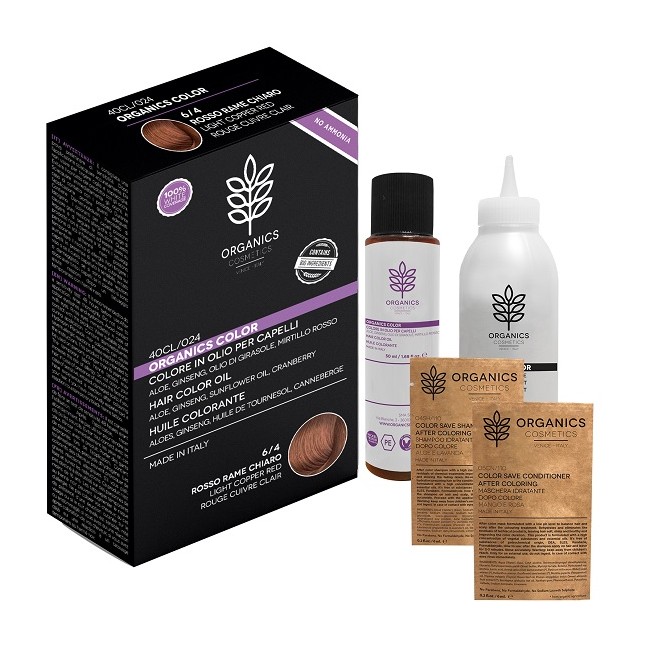 Sma Organics Pharm Organic Color 6/4 Rosso Rame Chiaro